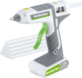 WORKPRO 12V Cordless Full-Size Hot Melt Glue Gun, Fast Preheating, White