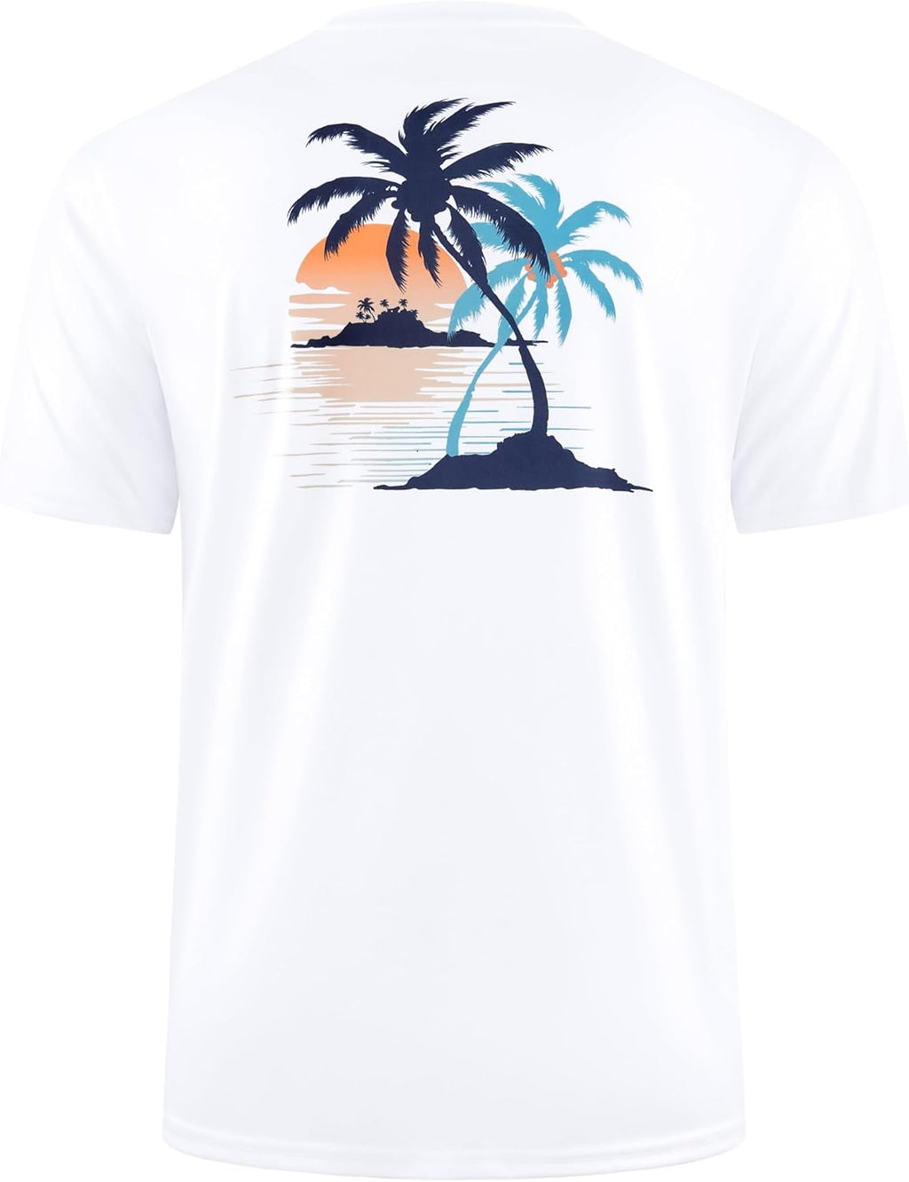 Pudolla Men's Fishing Swim Graphic Shirts Short Sleeve Sun Protection UV UPF 50+ SPF Tee Quick Dry Lightweight Water Tops