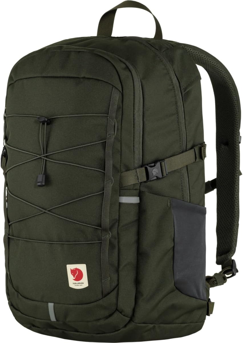 Fjällräven Skule 28 Backpack - Spacious Storage, Padded Back Panel, Breathable Design - Travel, Hiking, Deep Forest