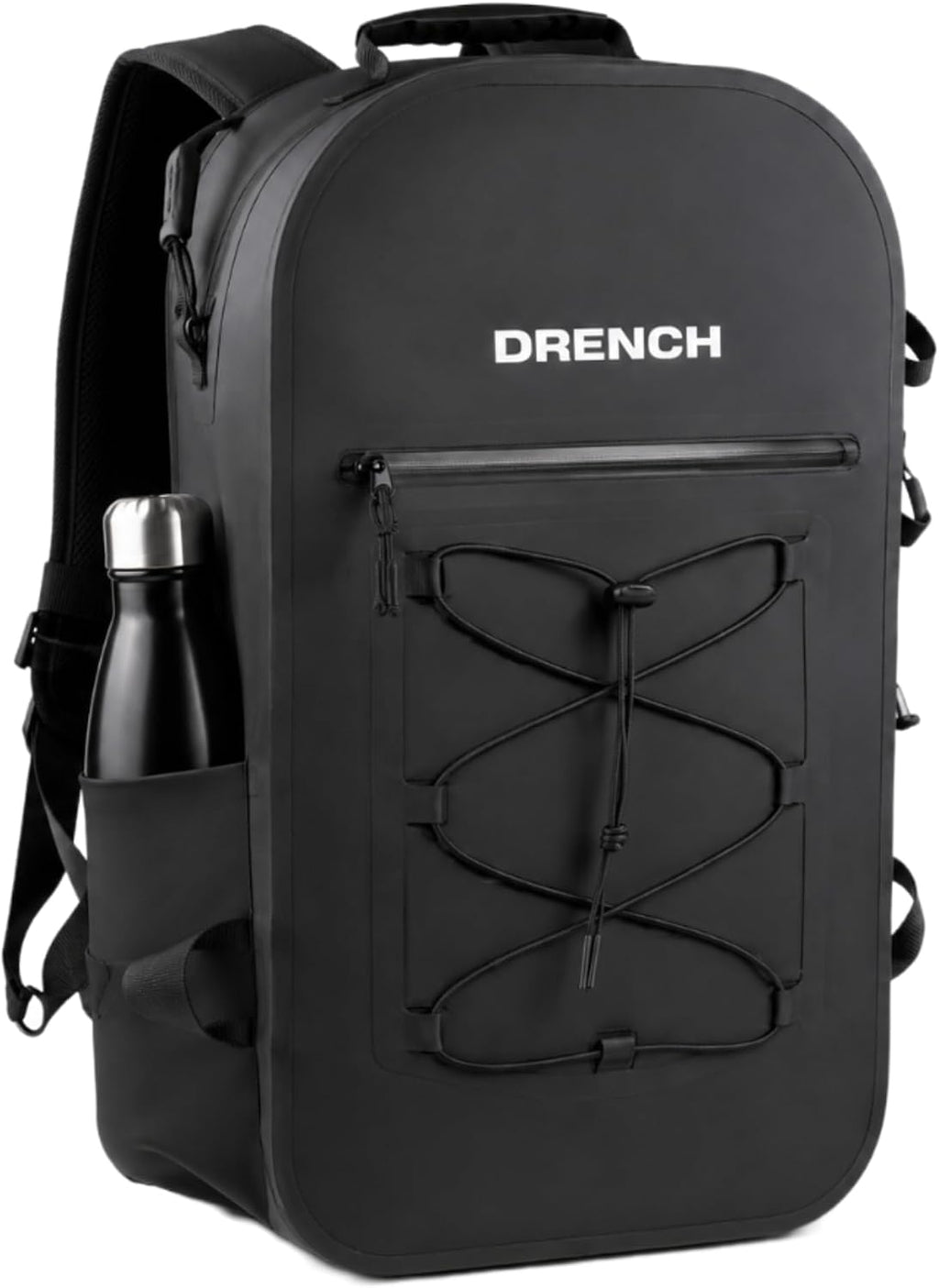 DRENCH 100% Waterproof Backpack 25L | Fully Submersible IPX8 Dry Bag with Airtight Seal | Floating Travel Backpack Fits 16” Laptop | Gear Loop System for Fishing, Kayaking, Boating & Outdoor Adventure