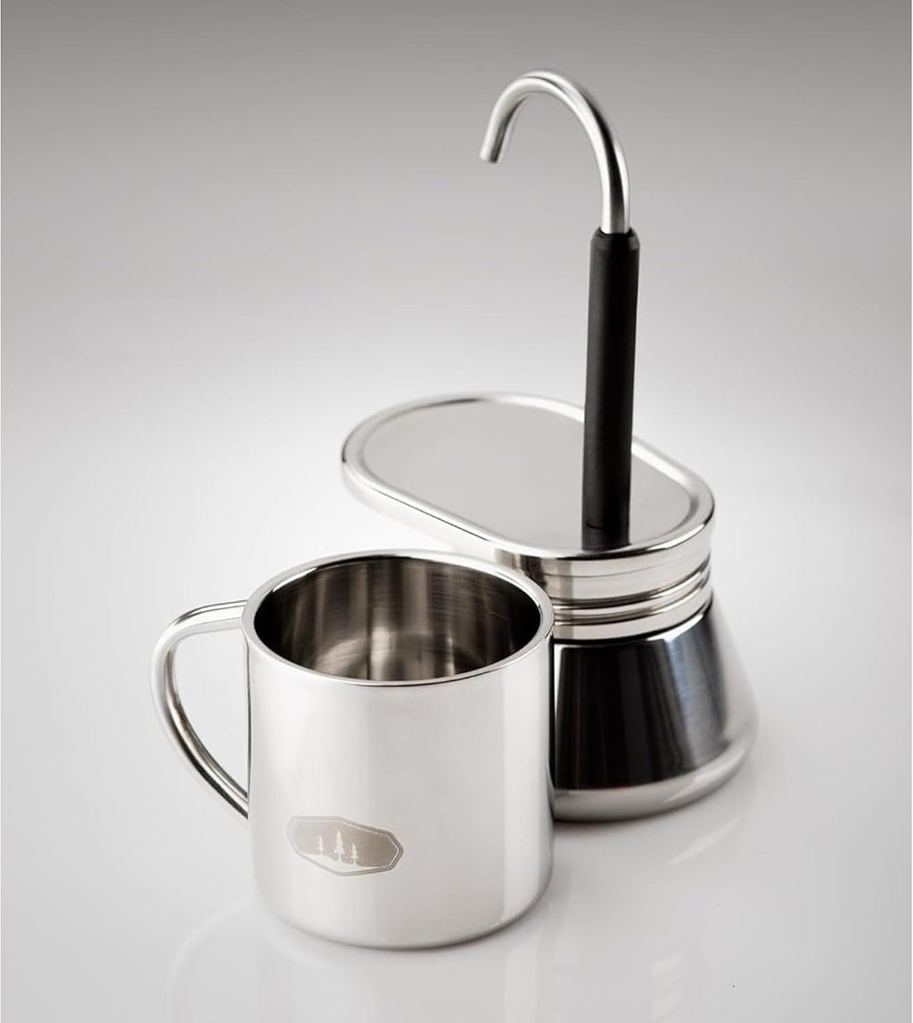 GSI Outdoors, MiniEspresso Set, Superior Backcountry Cookware Since 1985, 1 Cup