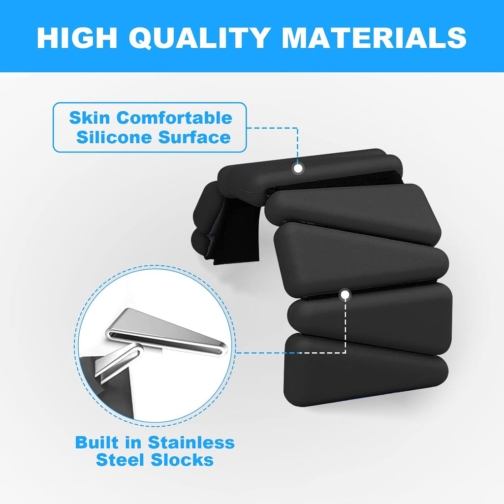 Wrist Weights Set of 2 (1 lb Each), Ankle Weights for Women & Men