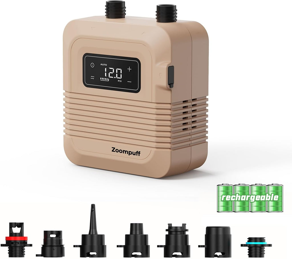 Electric Paddle Board Pump, 20 PSI Rechargeable SUP Pump