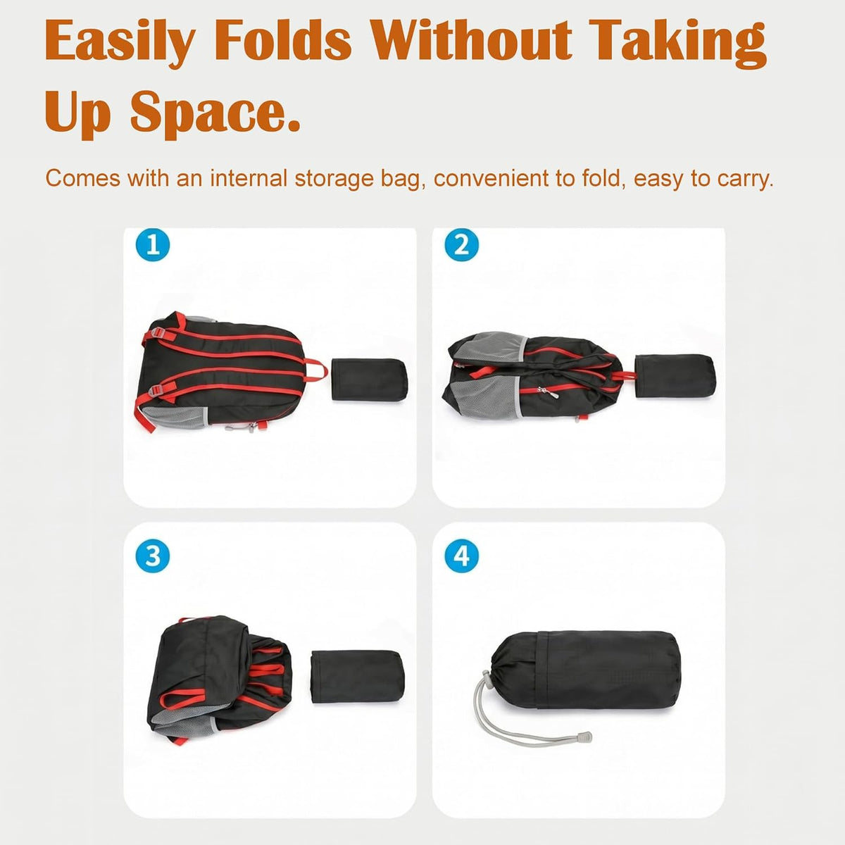 20L Water Resistant Foldable Packable Daypack Backpack