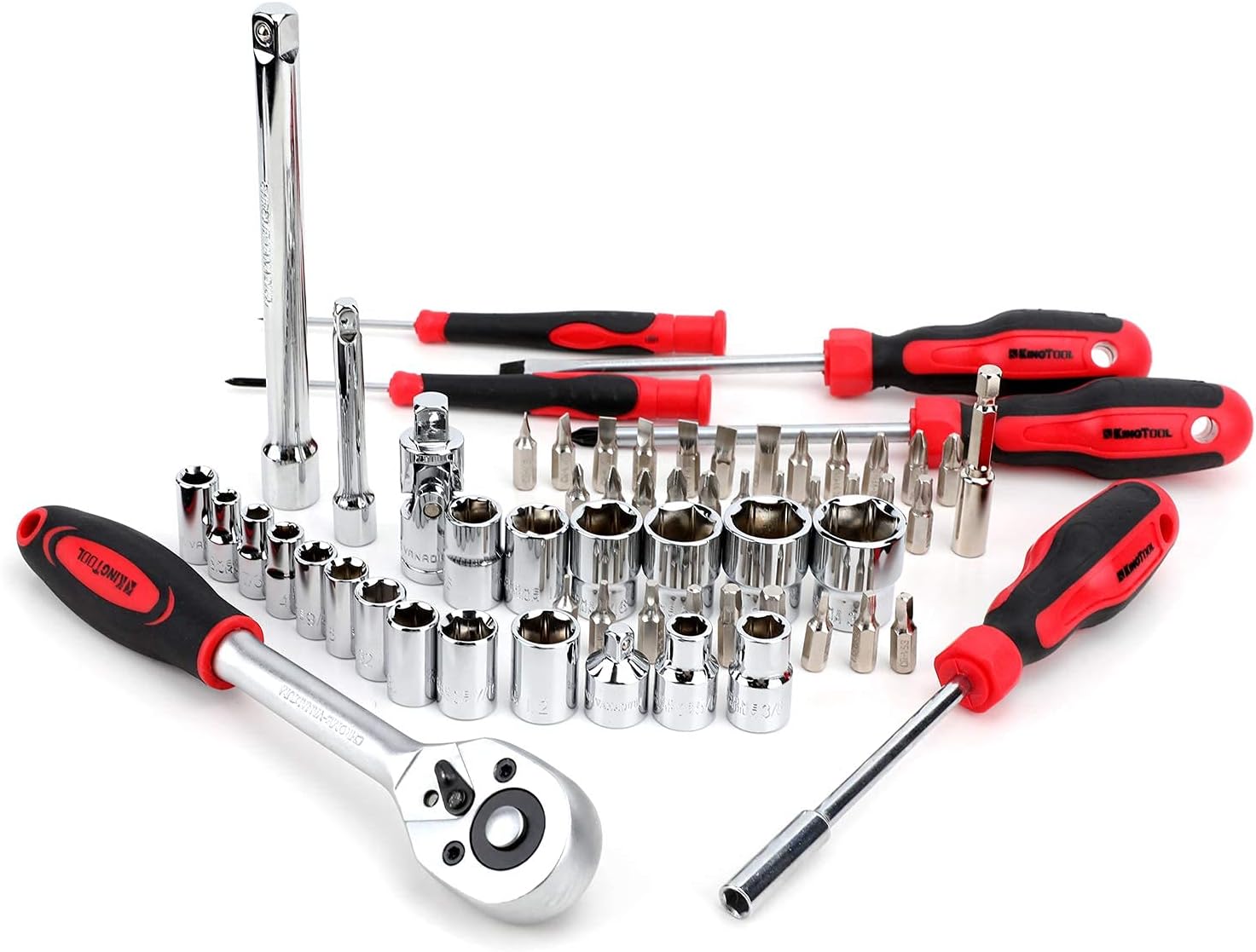 KingTool 325 Piece Home Repair Tool Kit, General Home/Auto Repair Tool Set, Toolbox Storage Case with Drawer, General Household Tool Kit - Perfect for Homeowner, Diyer, Handyman