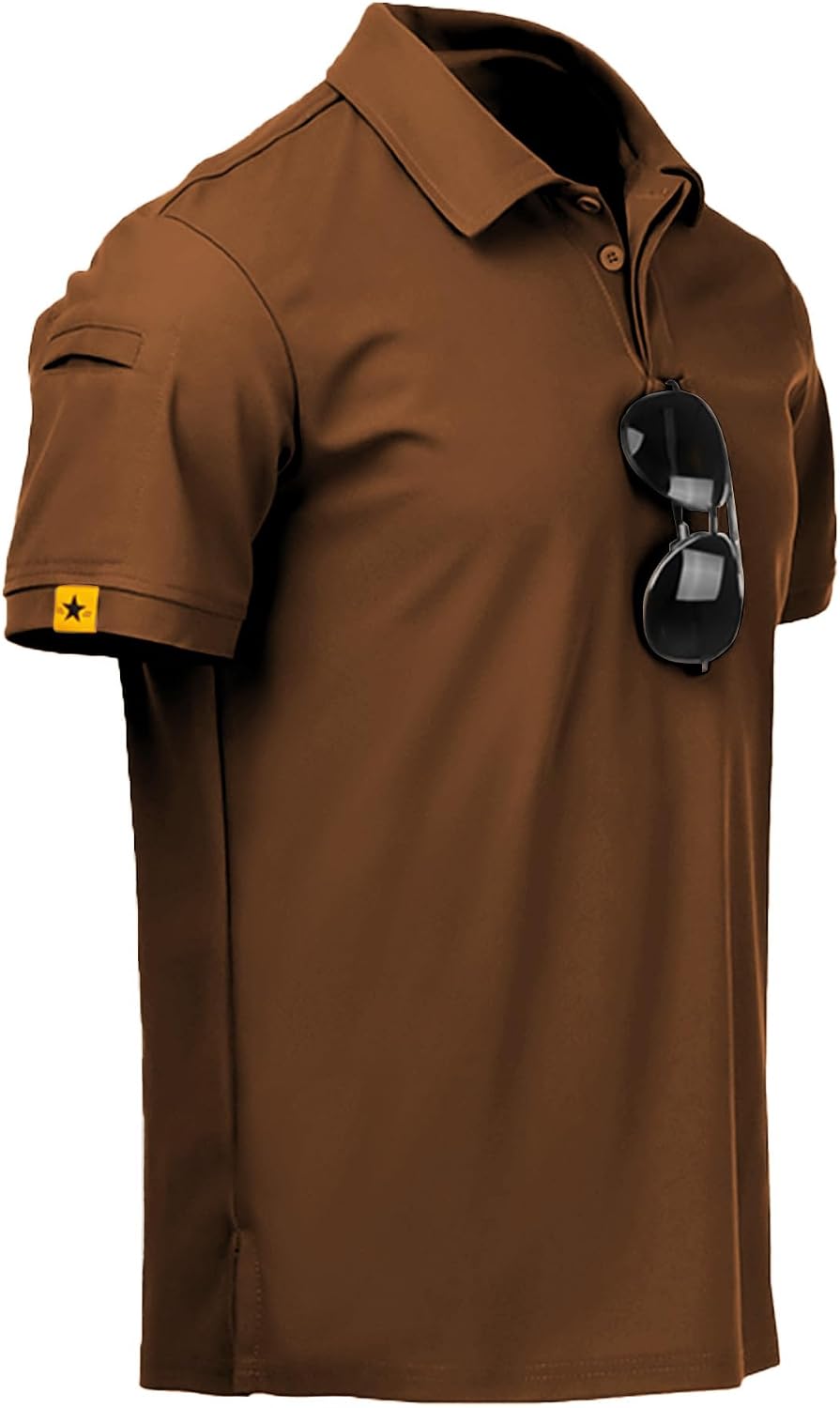 ZITY Mens Polo Shirt Short Sleeve Moisture Wicking Athletic Golf Polos