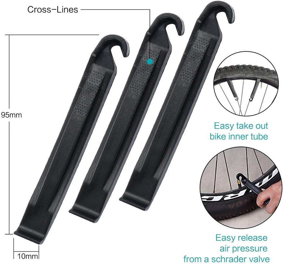 Multi-Function Bike Bicycle Cycling Mechanic Repair Tool Kits with 16-in-1, Bicycle Saddle Bag, Mini Bike Pump 120 PSI & Glue-Less Puncture Kit, Mechanic Portable Tools Bag with All in one