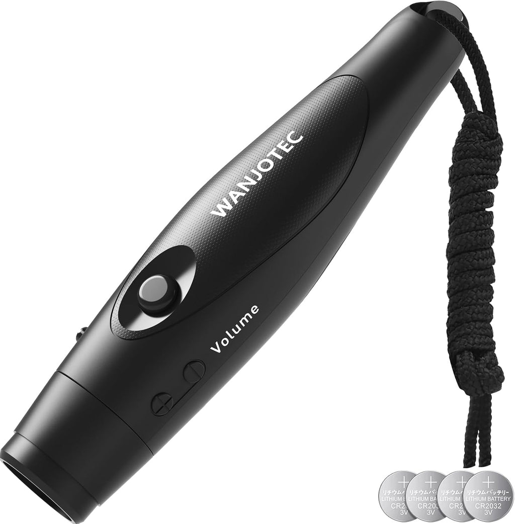 Electronic Whistle for Teacher Coaches, 3 Tones Adjustable 130db Loudest High Volume Handheld Emergency Electric Whistles for Referee, P.E.Outdoor Sports Whistles with Lanyard