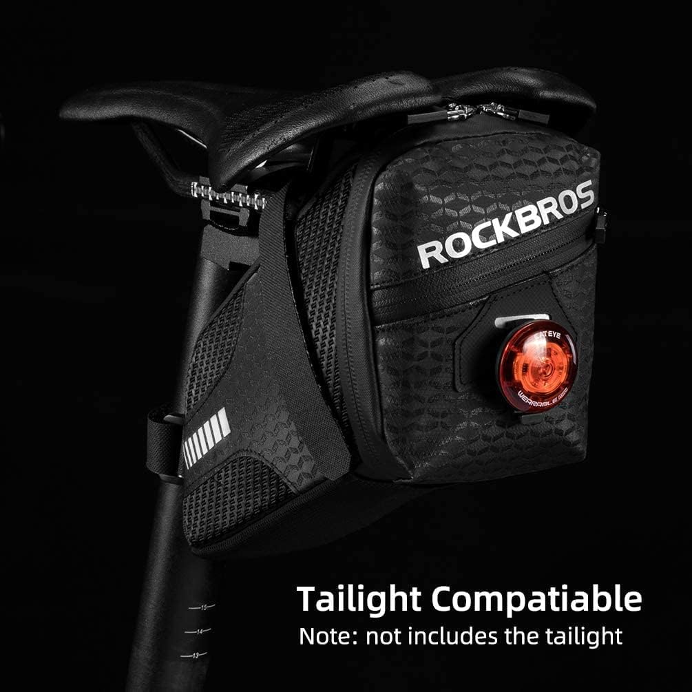 ROCKBROS Saddle Bag Bike Seat Bag 1.5L Cycling Storage Wedge Pack