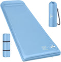 Wevelel Memory Sleeping Pad, 3.1" Ultra-Thick Foam Sleeping Mats for Camping, Easy Inflate&Deflate,9.5 R-Value Insulated Camping Mattress Pad with Pillow, for Car Travel Tent