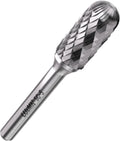 LU&MN SC-5 Tungsten Carbide Burr, 1/2" Head 1/4" Shank, 1 Pc