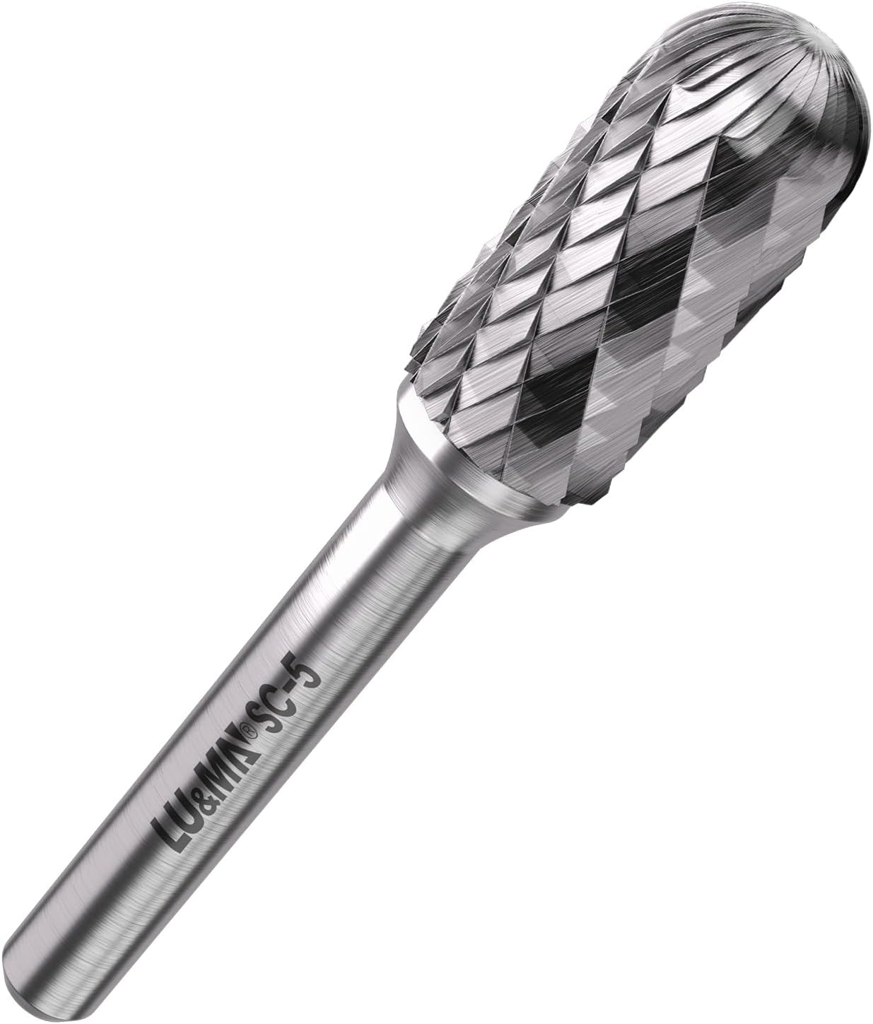 LU&MN SC-5 Tungsten Carbide Burr, 1/2" Head 1/4" Shank, 1 Pc