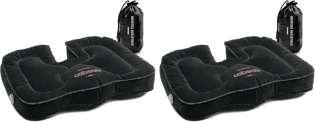 Cabeau Evolution Cushion Portable & Lightweight Inflatable Seat Cushion - Ideal for Office Chairs, School Bleachers, Stadium Seats, and Wheelchairs - Comfort on The Go