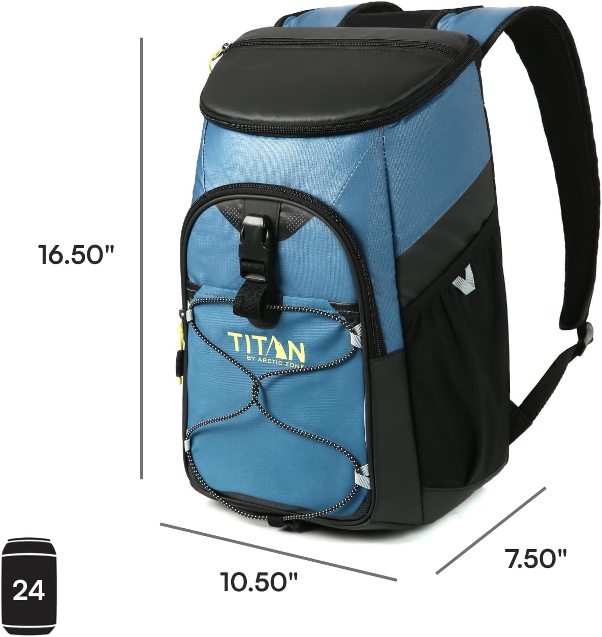 Titan 24 Can Backpack Cooler, Keeps Ice Up to 2 Days