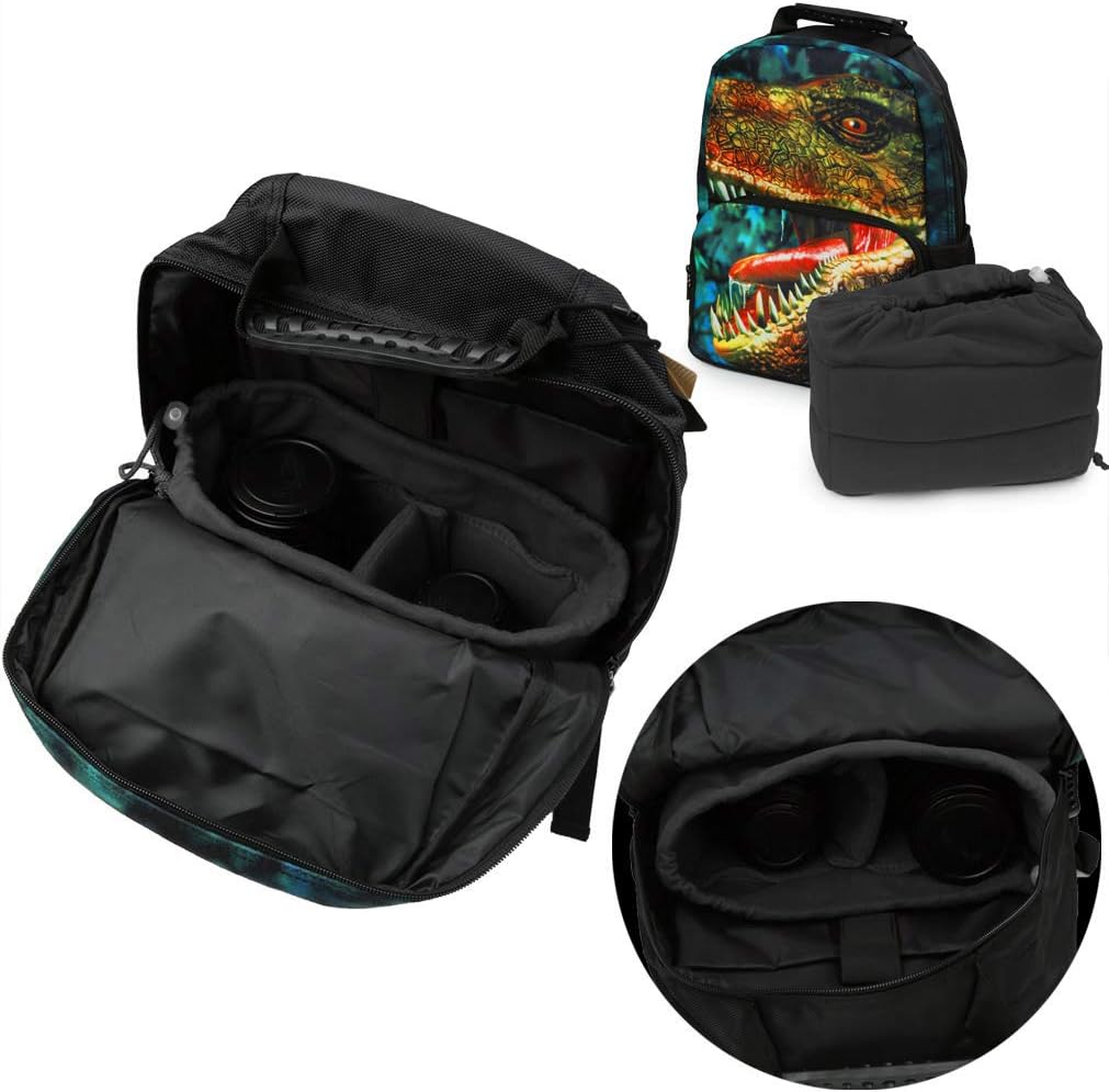 Koolertron Shockproof Camera Bag Insert with Adjustable Dividers