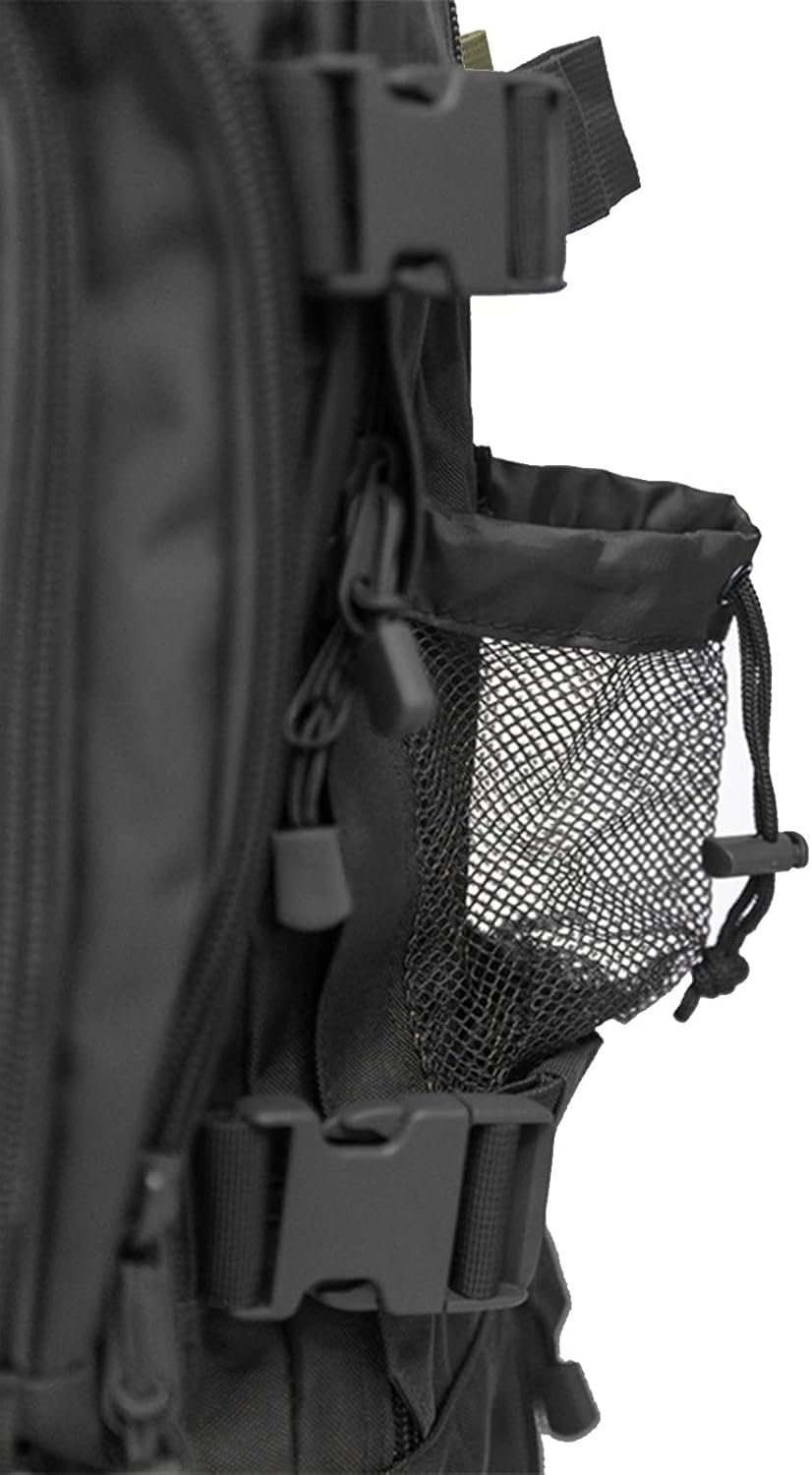 Miramrax Tactical Backpack Military Army Daypack - Assault Pack for Men Molle Backpacks Bug Out Bag 3 Day Pack for Hiking Camping Travel Hunting Rucksack Trekking Black