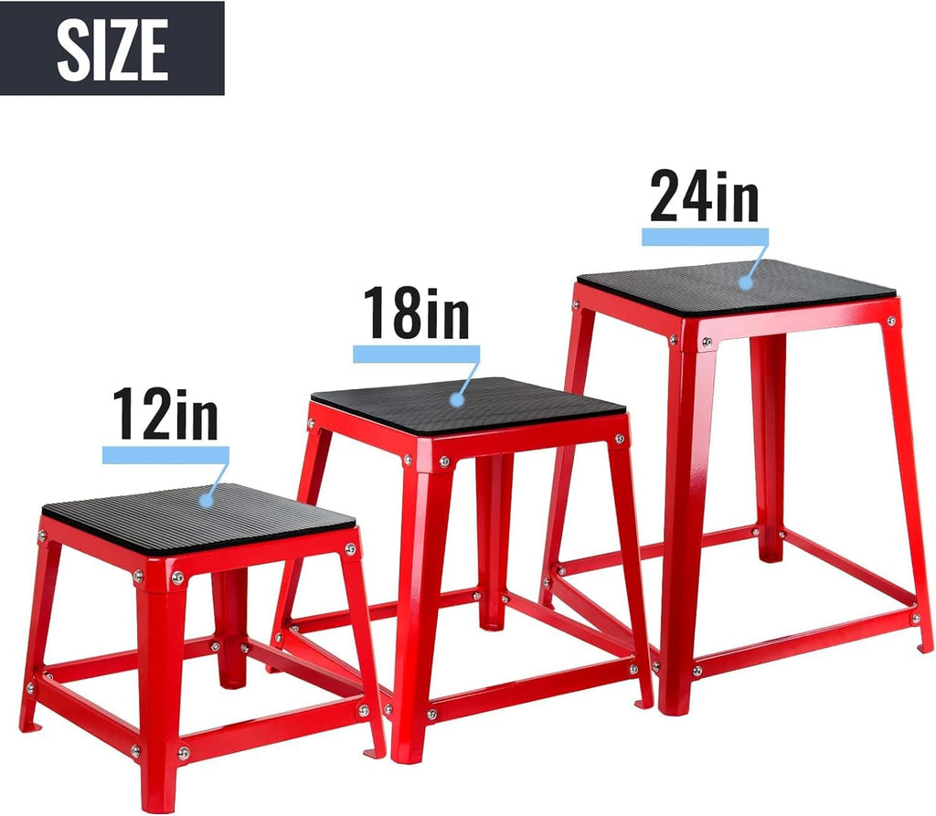 Plyometric Boxes Box Set and Box Options Plyometric Platform and Jumping Agility Box for Training Conditioning Strength Training