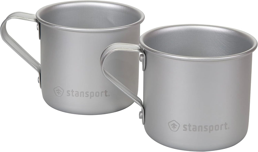 Stansport Aluminum Drink Cups - 2 Pack