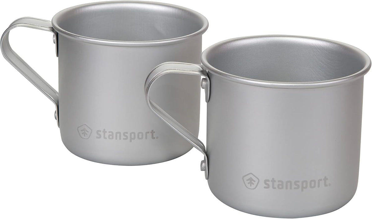 Stansport Aluminum Drink Cups - 2 Pack