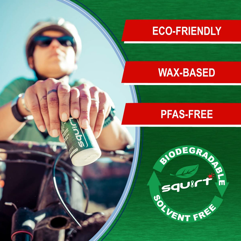 Squirt E-Bike Chain Wax 500 ml - High-Pressure Additives for E-Bikes - Ebike Lubricant for Wet & Dry Conditions - Electric Bike Chain Lube Reduces Noise & Friction - Ebike Accessories
