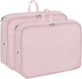 Packing Cubes for Travel Packing Organizers Compression Travel Cubes, Pink