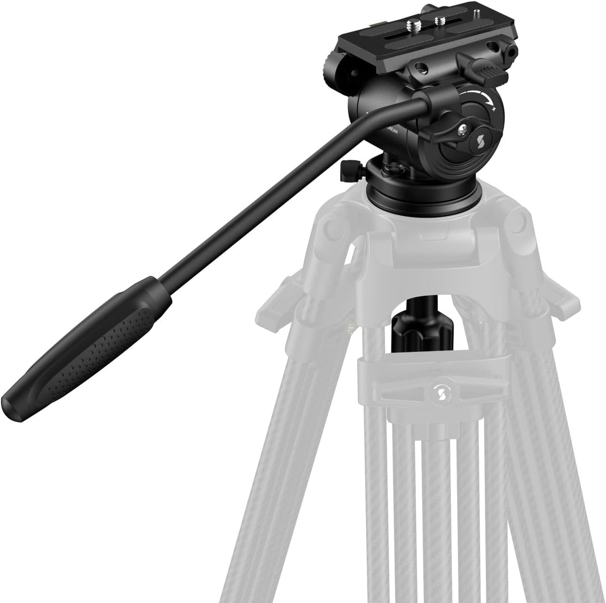 SmallRig Heavy Duty Tripod Fluid Video Head with φ75mm Bowl Base