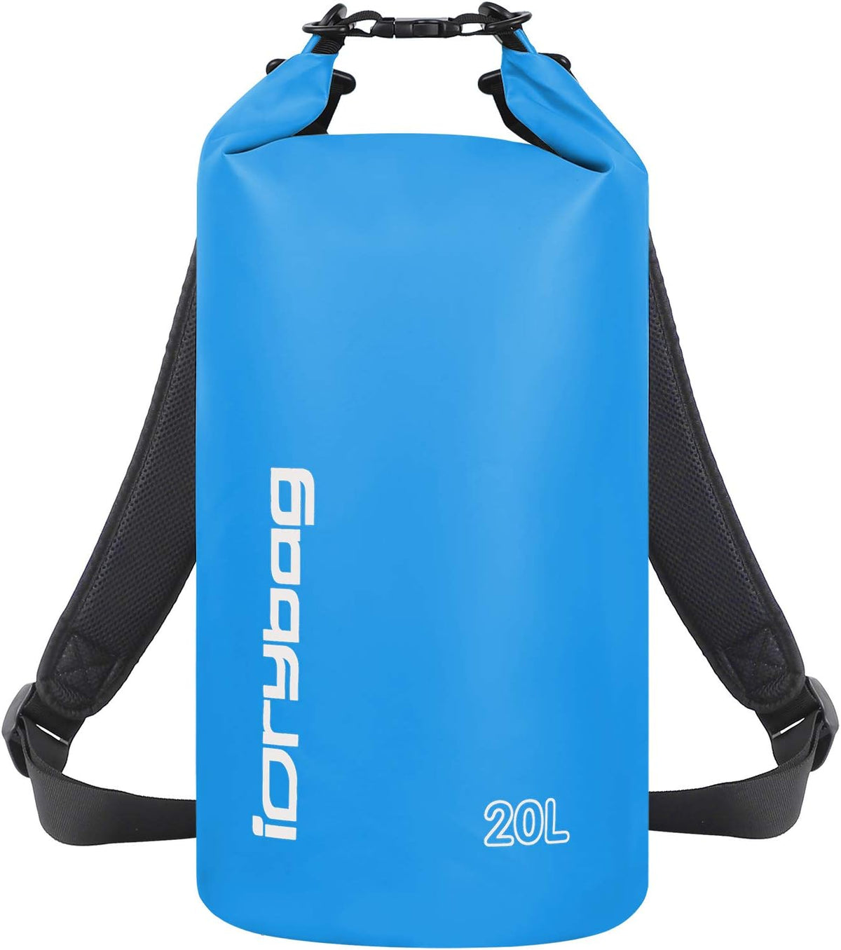 IDRYBAG Dry Bag for Kayaking Waterproof 2L/5L/10L/15L/20L, Small Dry Sack Waterproof Bag for Boating