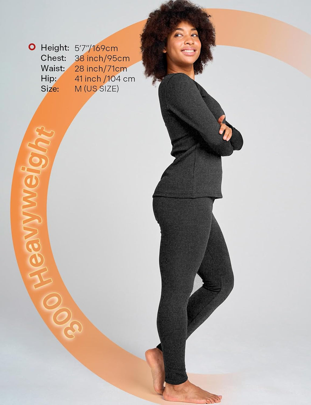 LAPASA Women's Thermal Underwear Set Light/Mid/Heavy Weight L17/ L41/L44