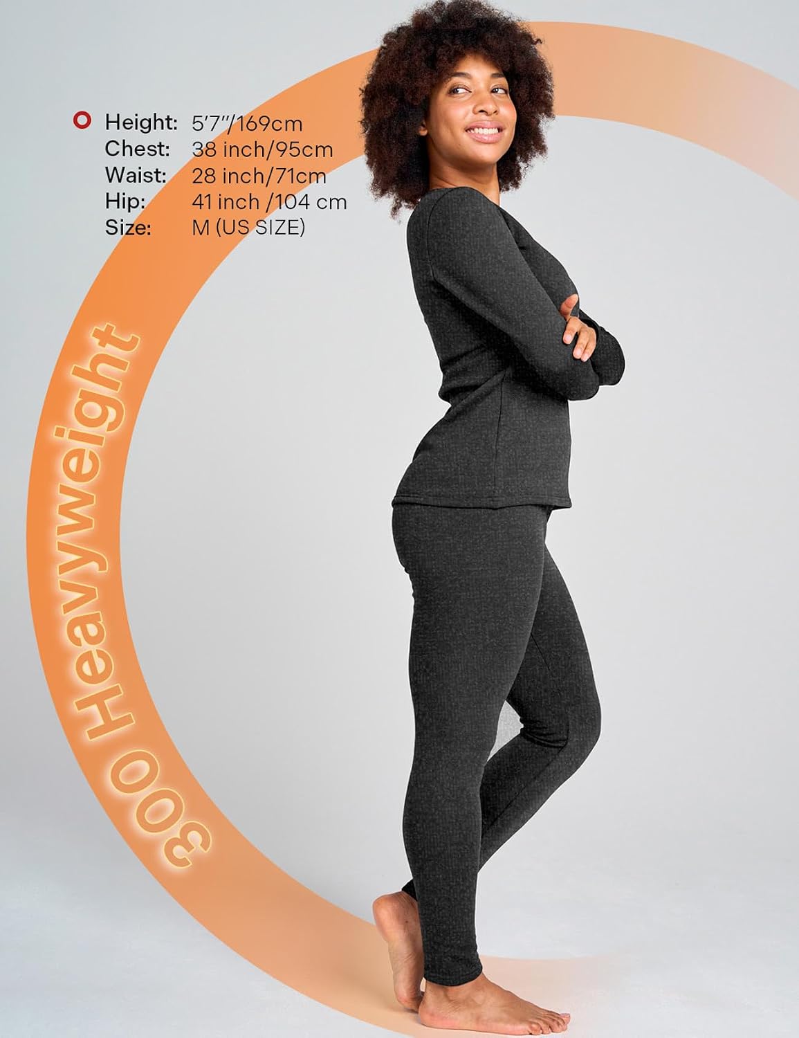 LAPASA Women's Thermal Underwear Set Light/Mid/Heavy Weight L17/ L41/L44