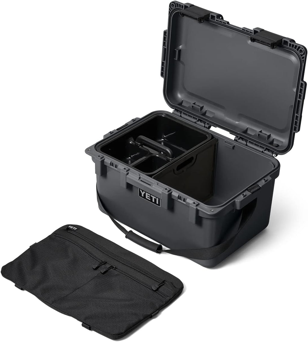 YETI LoadOut GoBox Collection, Divided Waterproof Cargo Case, Dry Box, Camera Case, Fishing Tackle Box