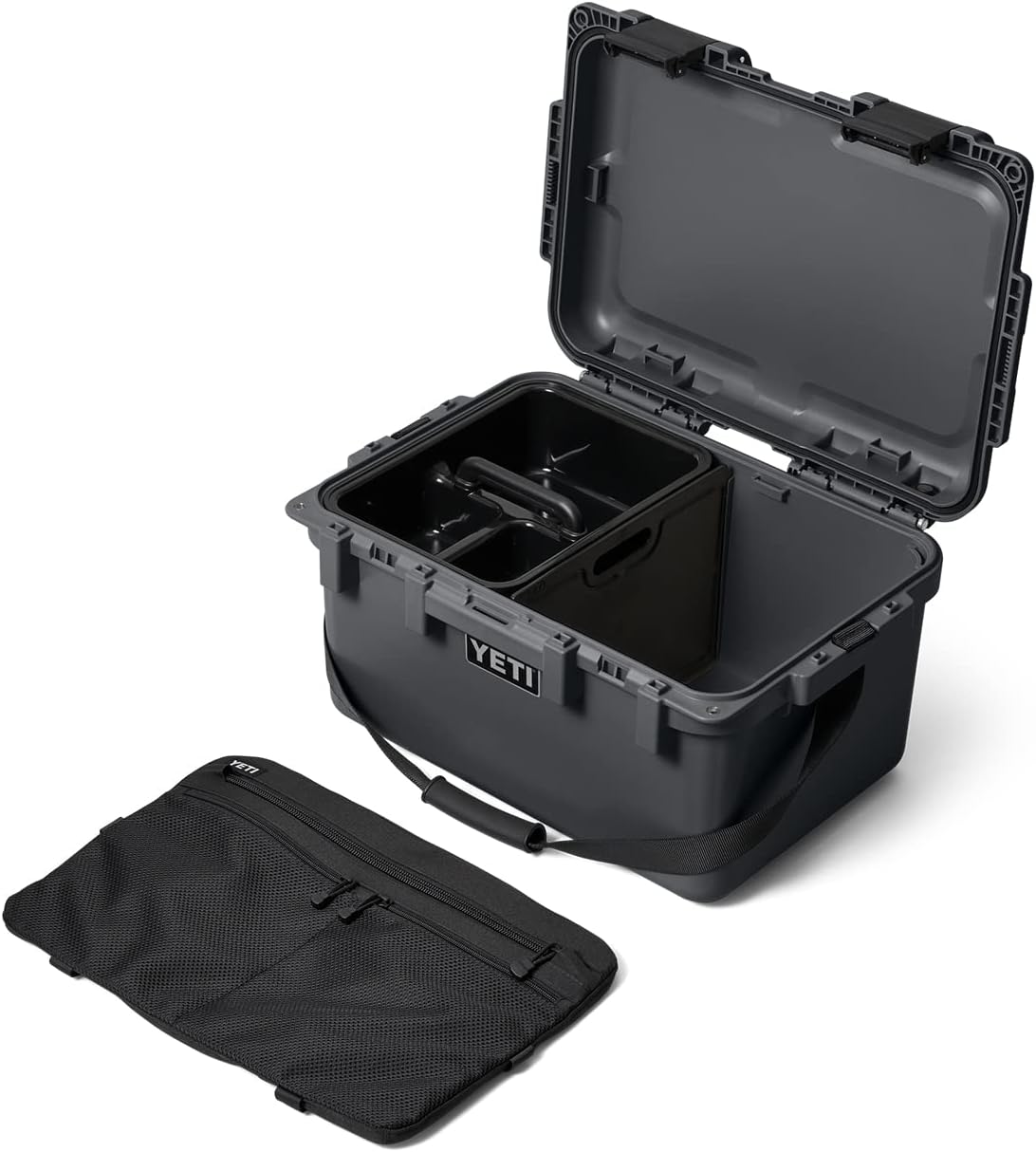 YETI LoadOut GoBox Collection, Divided Waterproof Cargo Case, Dry Box, Camera Case, Fishing Tackle Box