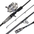 Sougayilang Spincast Reel and Fishing Rod Combo, 5-Foot 9-Inch Durable Carbon Rod, Quickset Anti-Reverse Fishing Reel with Mono Line