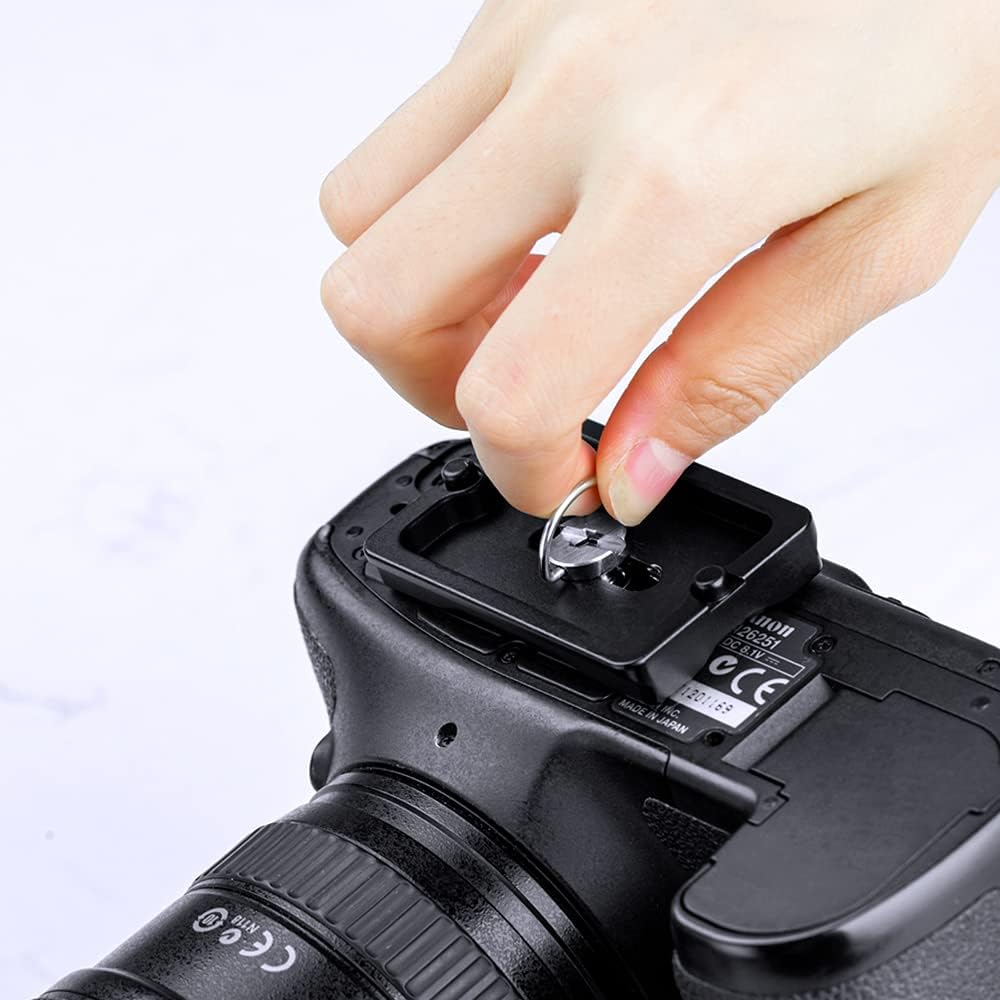K&F CONCEPT Aluminum Camera Tripod Quick Release Mounting Plate for Tripod