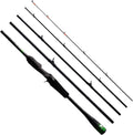 PURELURE Zero Ultralight Fishing Rod Solid Tip Spinning Casting Rod 2pc/5pc