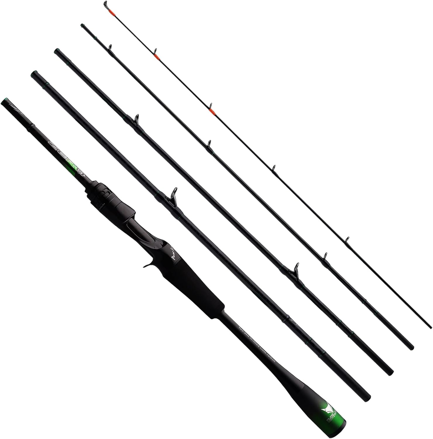 PURELURE Zero Ultralight Fishing Rod Solid Tip Spinning Casting Rod 2pc/5pc