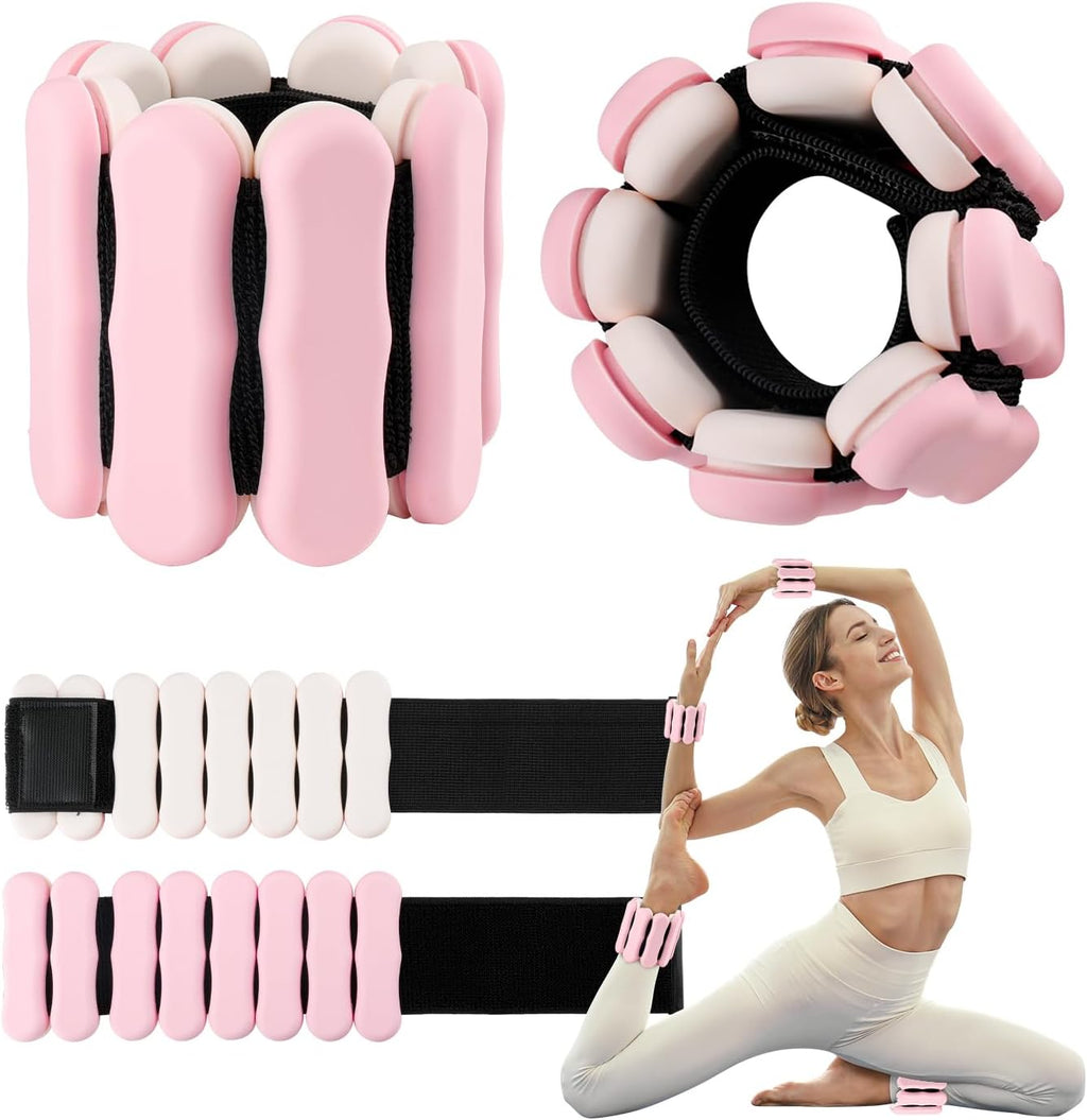 Ankle Weights Wrist Weight for Women Men, Set of 2, 1 lb/2 lb Each