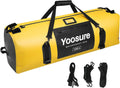 130L Waterproof Duffel Bag, Heavy Duty Dry Bag with IPX7 Airtight Zipper, 700D PVC Extra Large Cargo Duffel with Straps for Camping, Boating, Kayaking, Roof Rack & Truck Bed