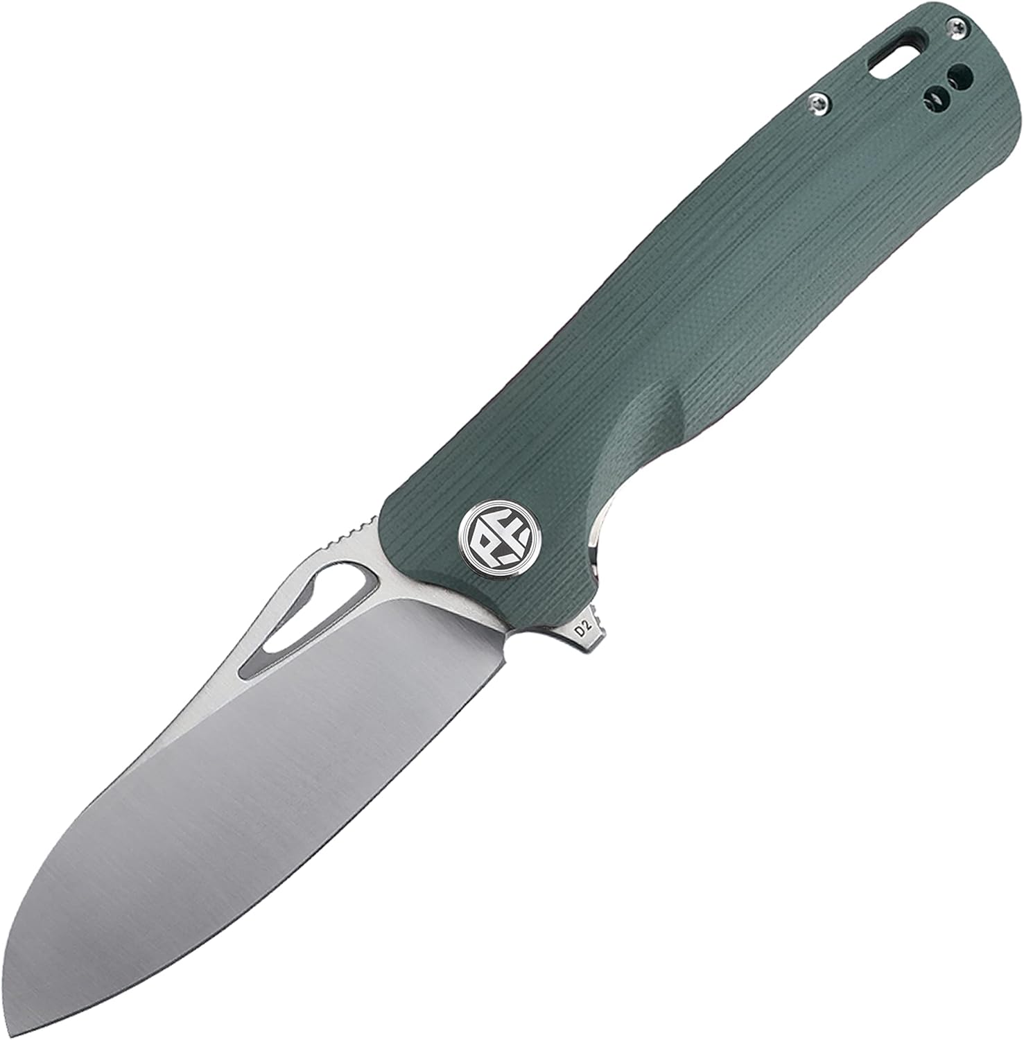Petrified fish PF868 Bunta 3.35" D2 Satin Blade Pocket Folding Knife