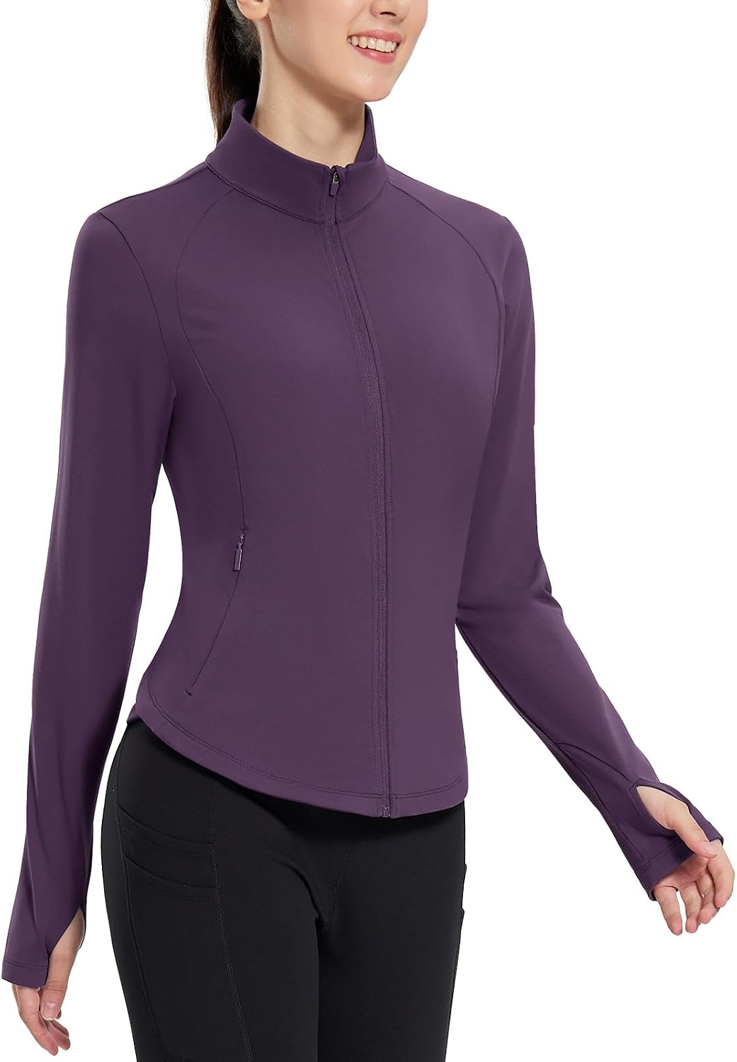 baleaf Women's Fleece Running Jacket Winter Gear Water Resistant Cycling