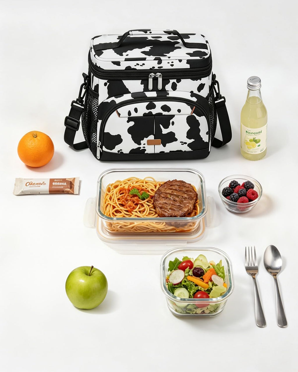Pritent Lunch Box for Men Women Insulated Lunch Tote Cooler Bag Lunchbox