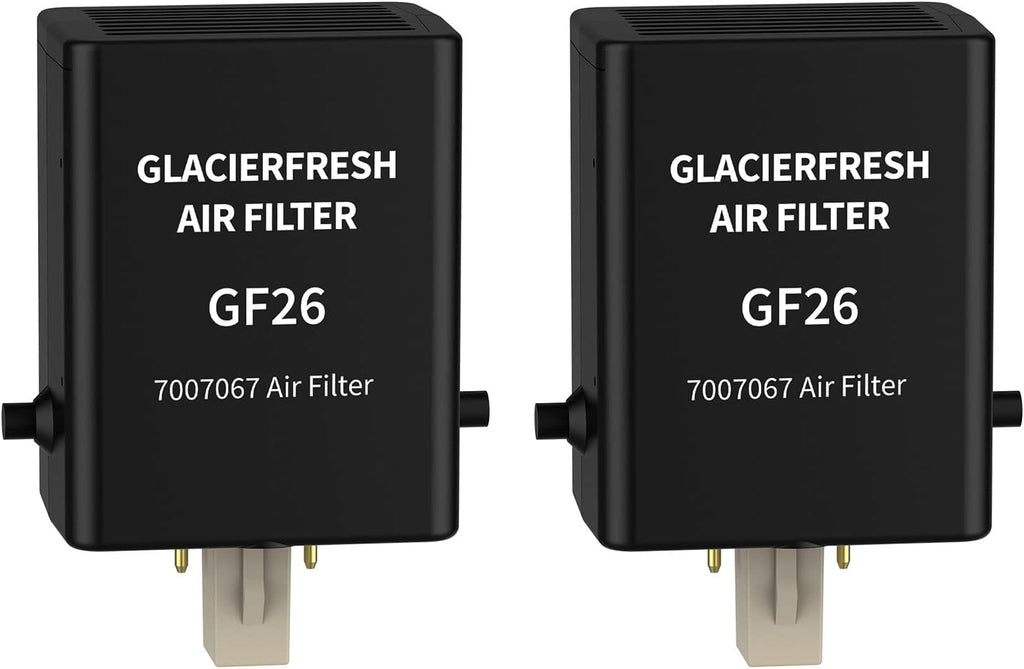 GLACIER FRESH 7007067 Air Filter for Sub-Zero Refrigerator (2 Pack)