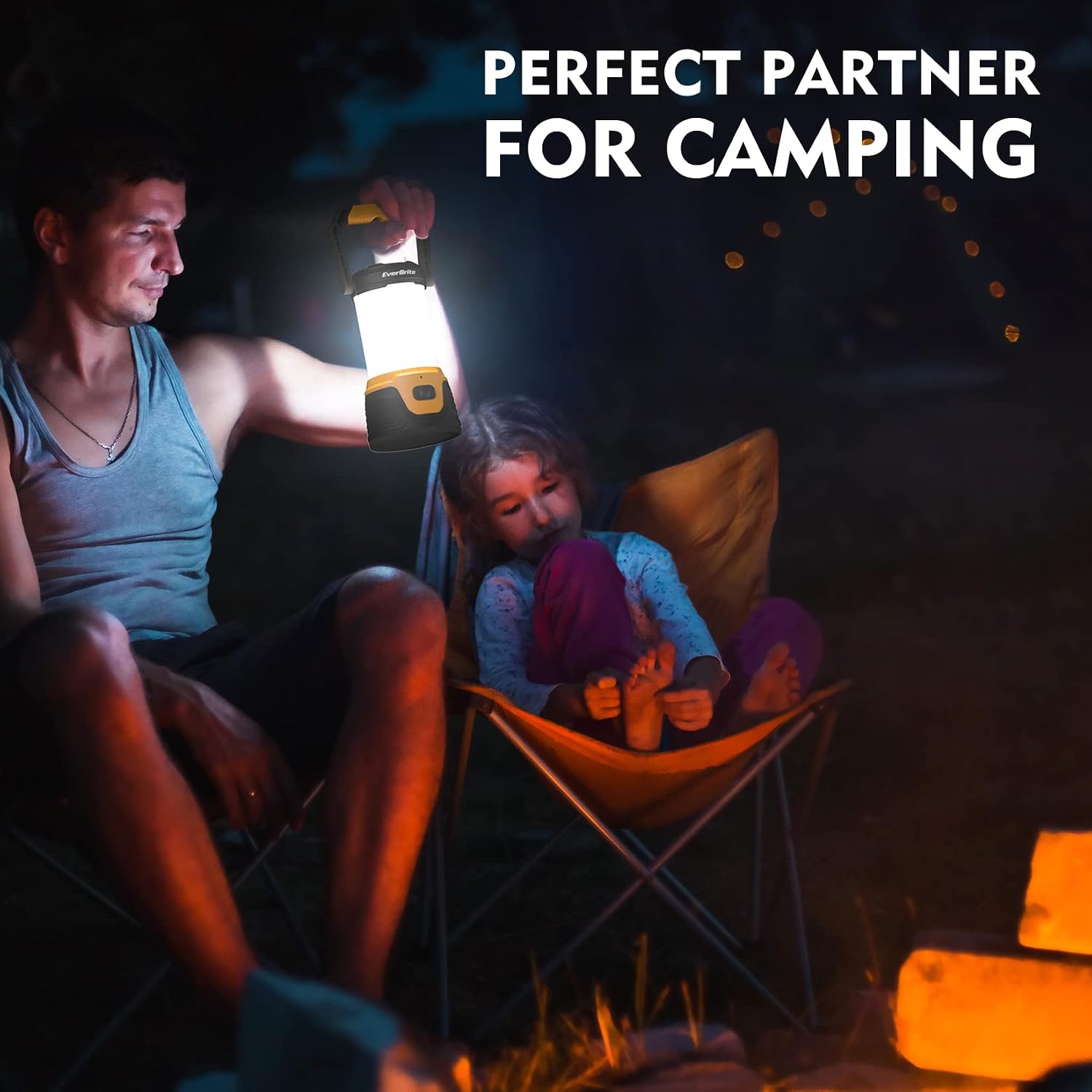 EverBrite 1000 Lumens Rechargeable LED Camping Lantern with Memory Function