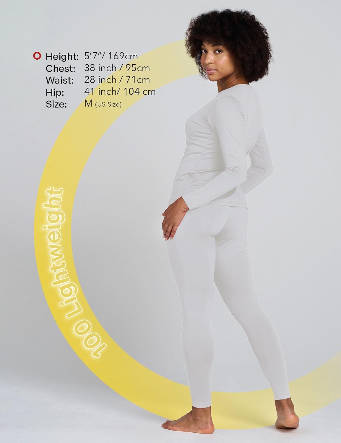 LAPASA Women's Thermal Underwear Set Light/Mid/Heavy Weight L17/ L41/L44
