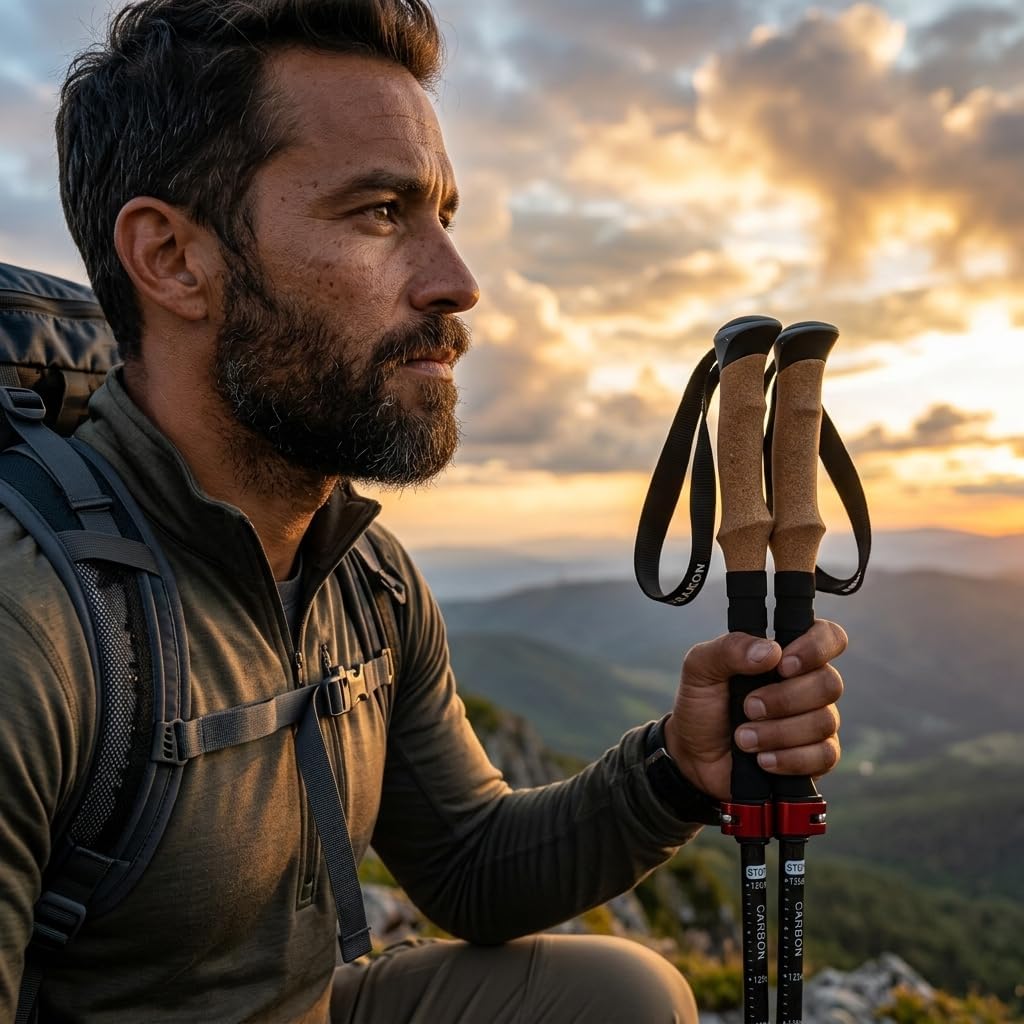 Drakon Sticks 2.0 Ultralight 100% Carbon Fiber Trekking Poles