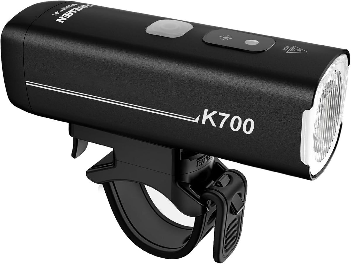 RAVEMEN K700 LED Bike Light Under Mounted Bicycle Light with Auto Off