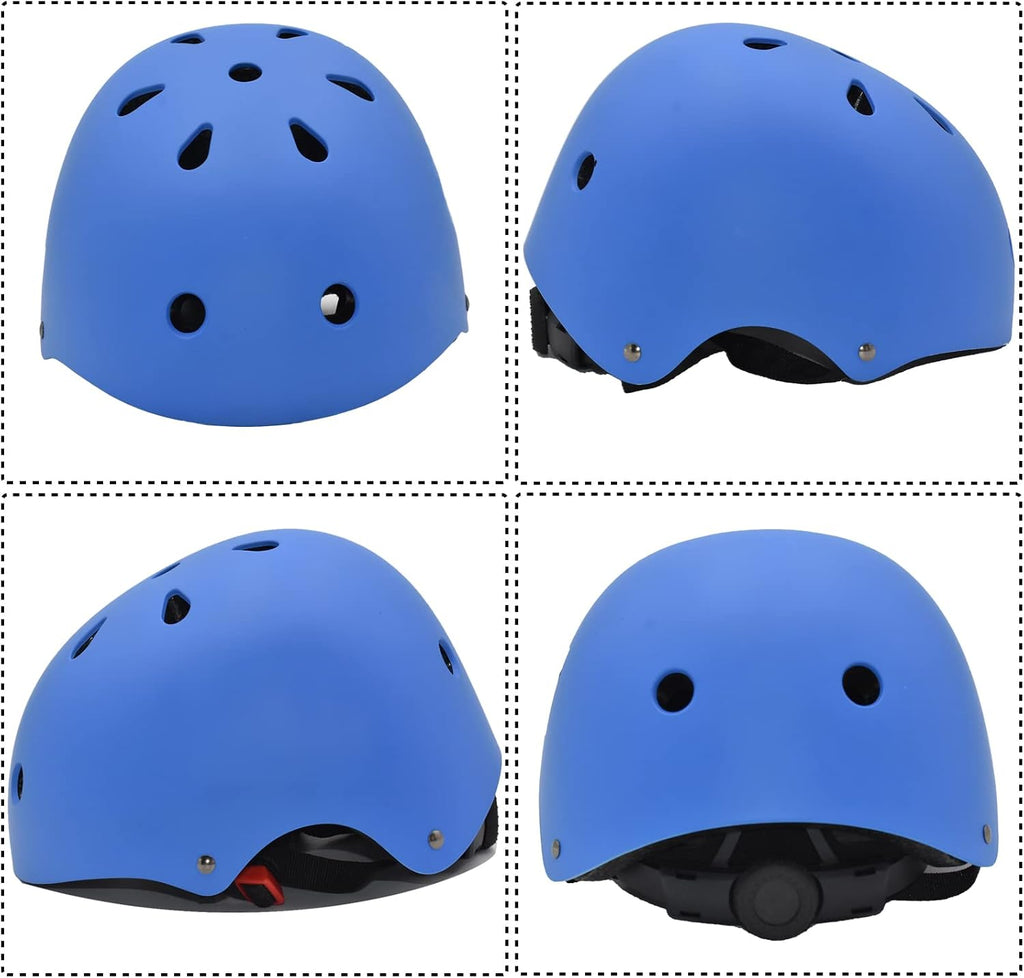 Kids Helmet Set with Knee Pads Elbow Pads Wrist Guards,Adjustable Helmet for Toddler Kids&Youth,3~14yrs Girl Boy Kids Protective Gear Set for Roller Skate Scooter Inline skatings Longboard