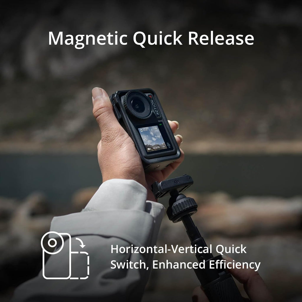 DJI Osmo Action 4 Essential Combo, Waterproof Action Camera Vlogging Camera