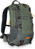 SPIKA Camo and Green Hunting Backpack Tactical Military Bags Waterproof Daypack for 25L Capacity Removable Hip Belt
