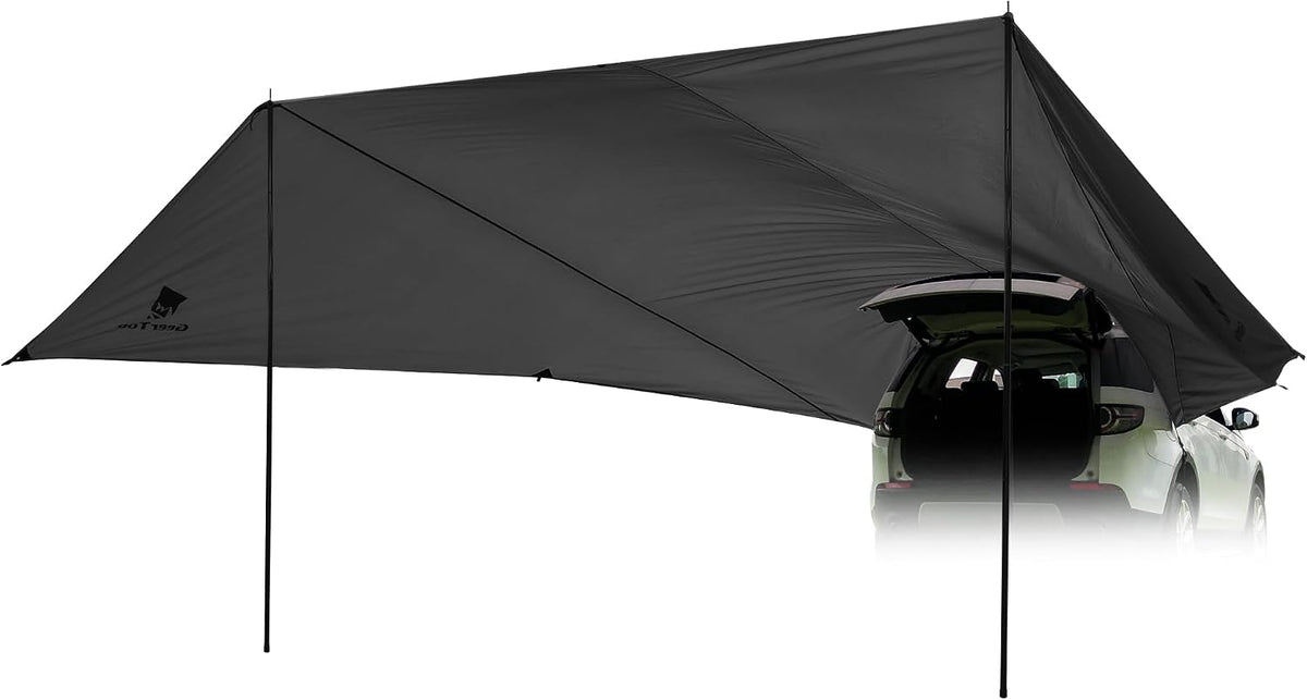 GEERTOP Car Tailgate Awning 19 x 16 FT, Waterproof Camping Shelter