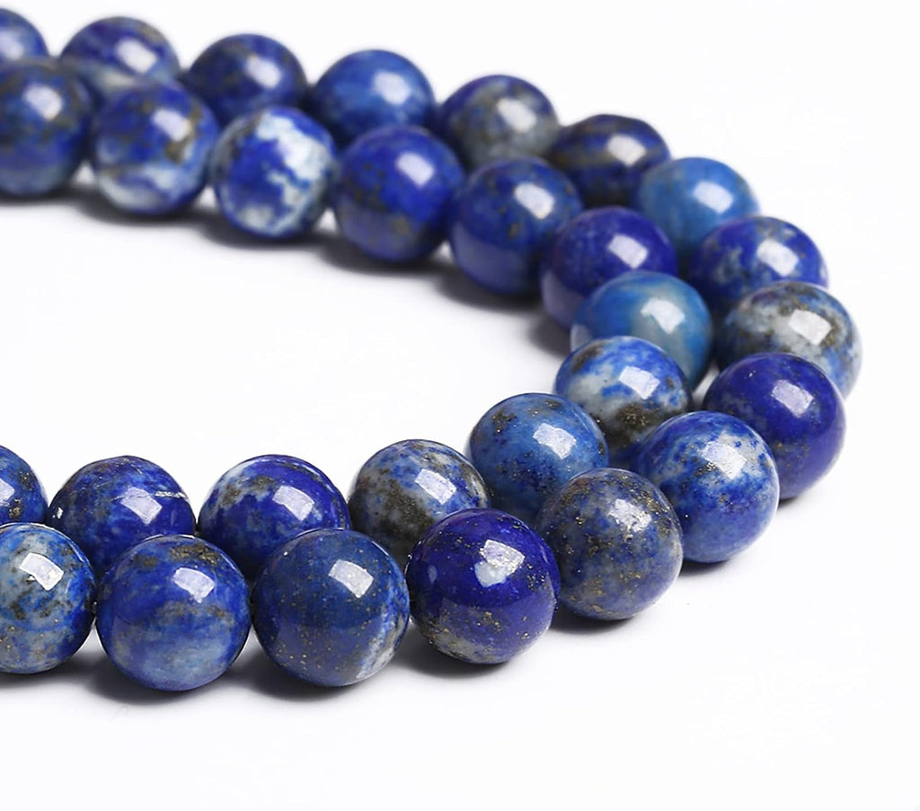 10MM 36PCS Natural Stone Blue Lapis Lazuli A Grade Gemstone Beads for Jewelry Making DIY Bracelet Crystal 1 Strand